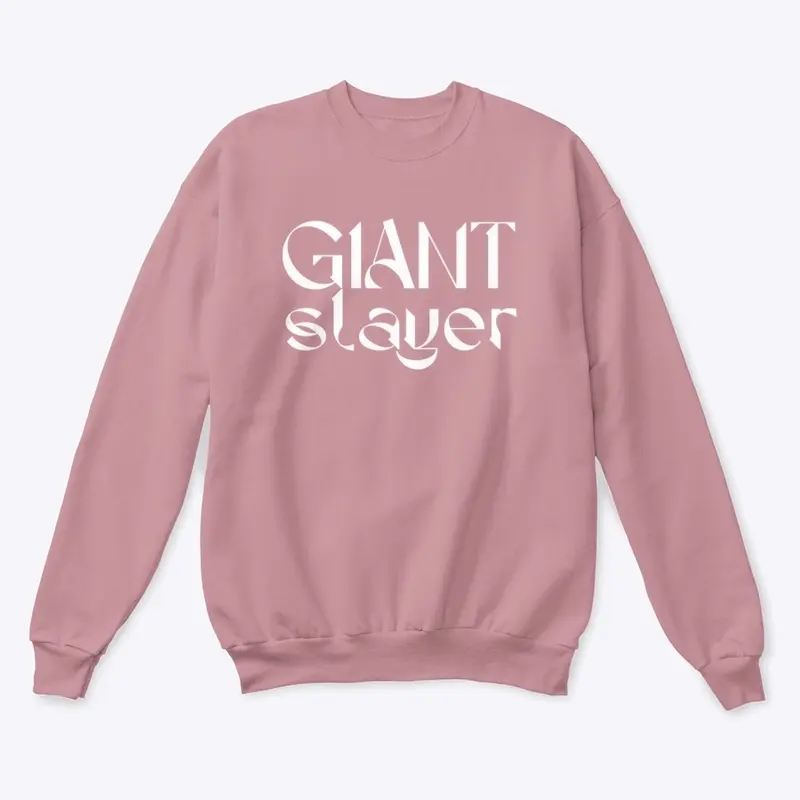 Giant Slayer - Dust Pink Crew Sweatshirt