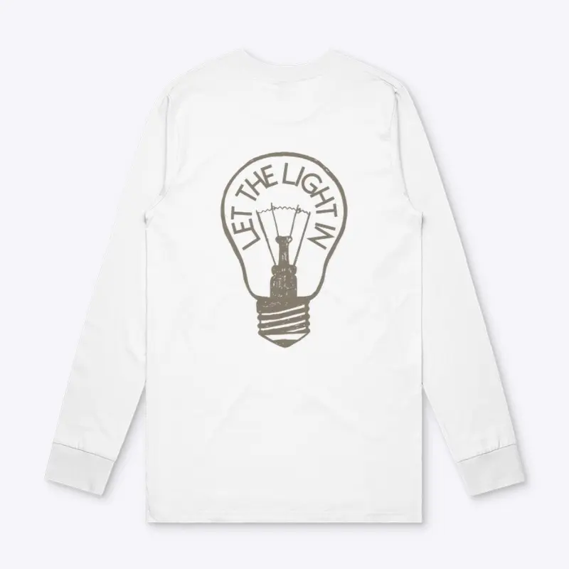 Let The Light In - White - LS Tee