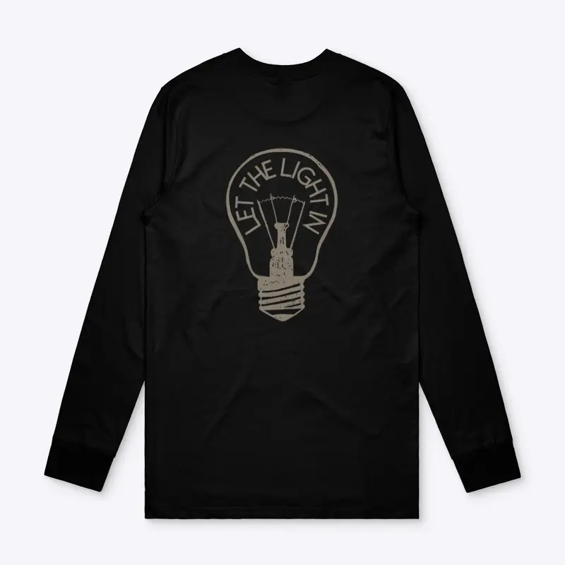 Let The Light In - Black - LS Tee