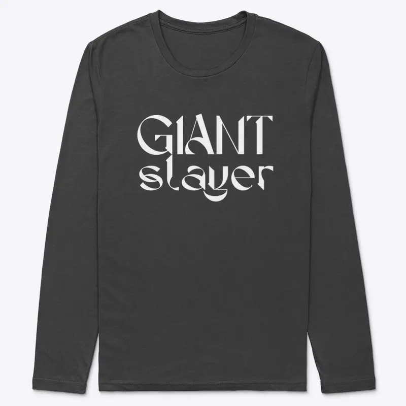 Giant Slayer - Black LS Tee