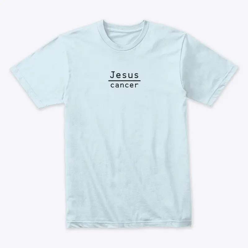 Jesus Over Cancer - Tee (Pastels)