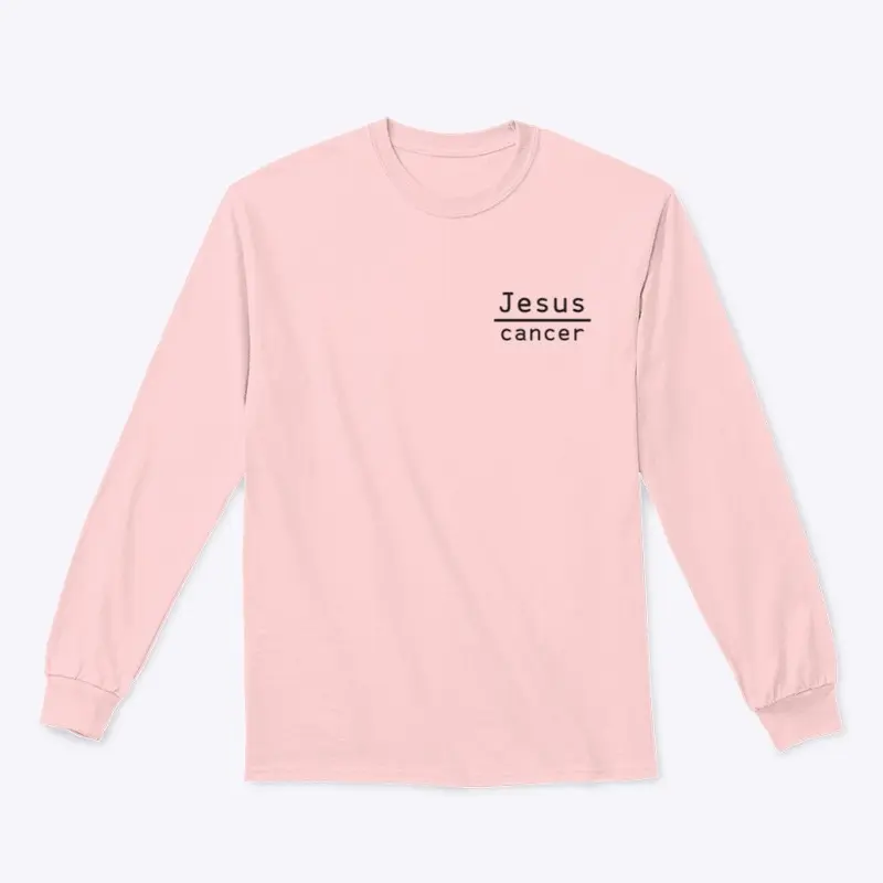 Jesus Over Cancer - LS Tee (Pastels)