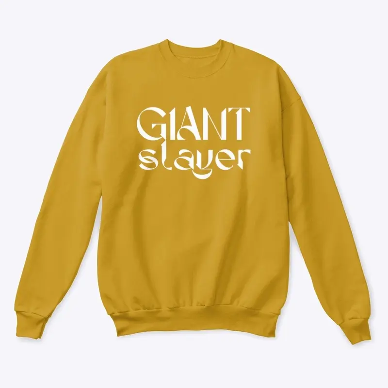 Giant Slayer - Mustard Crew Sweatshirt