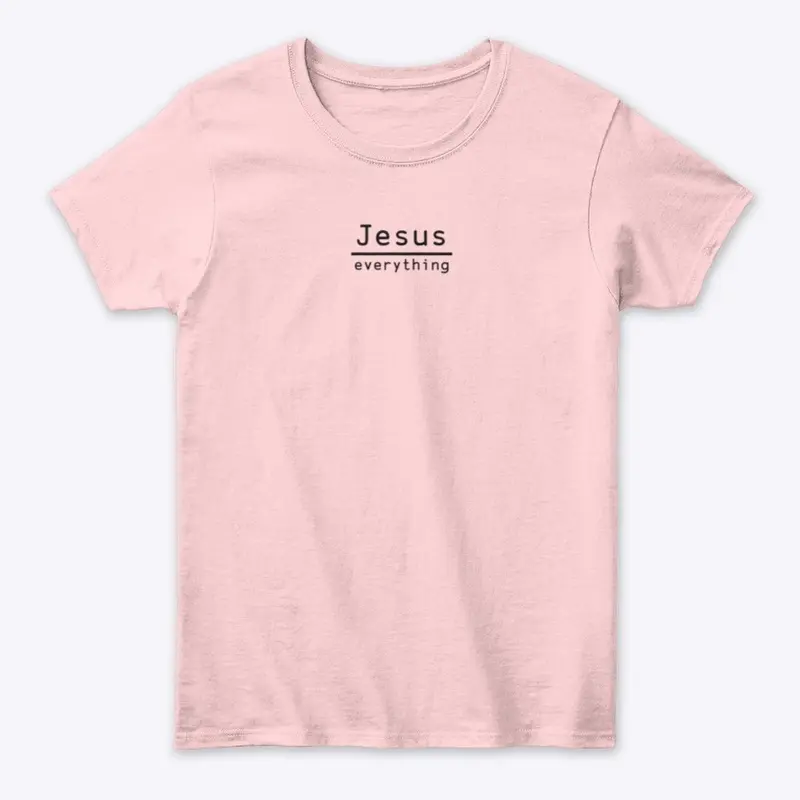 Jesus Over Everything - W Tee (Pastels)