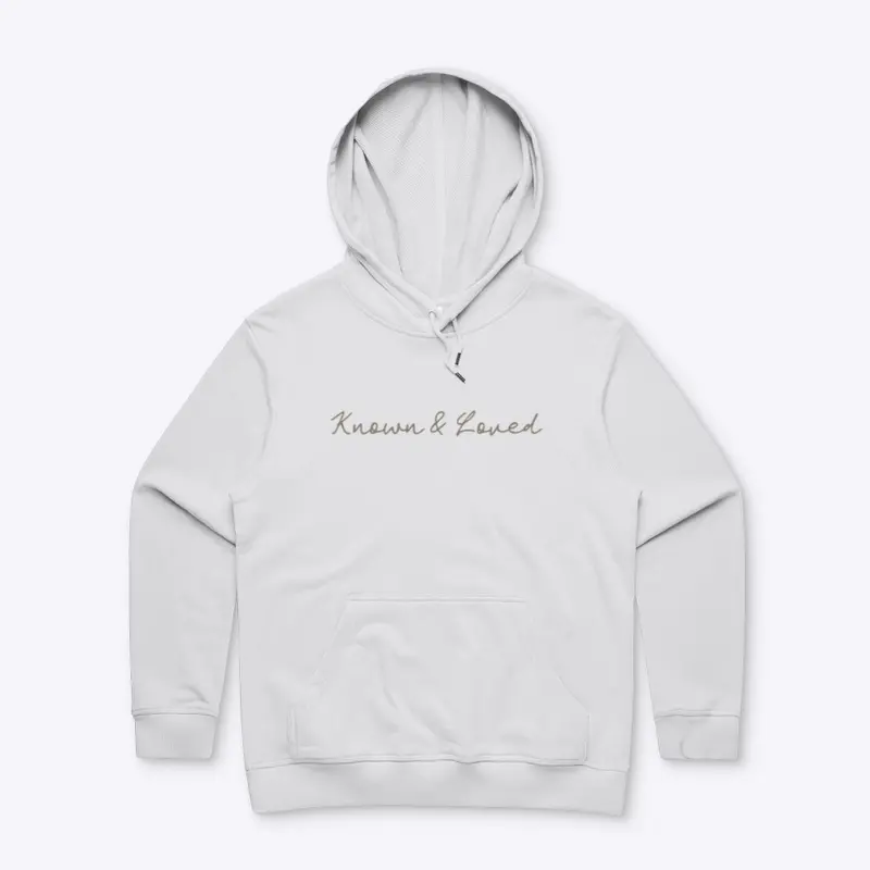 Known & Loved - Heather White - W Hoodie