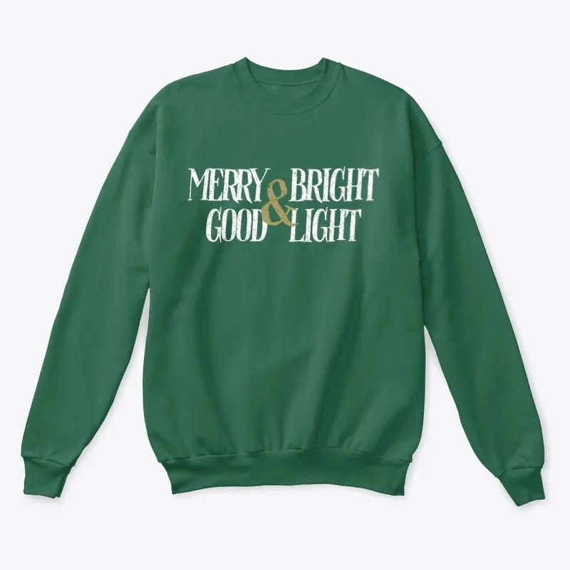 Merry & Bright - Green - Crew Sweat